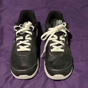 New Balance Black and White Athletic Shoes